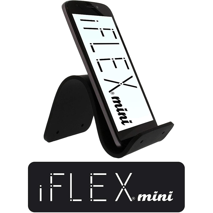 iFLEX Mini Cell Phone Silicone Holder Black Universal Mount Hands-Free Image 1