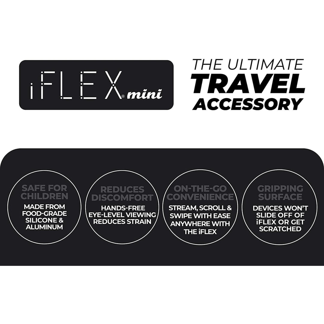 iFLEX Mini Cell Phone Silicone Holder Black Universal Mount Hands-Free Image 4