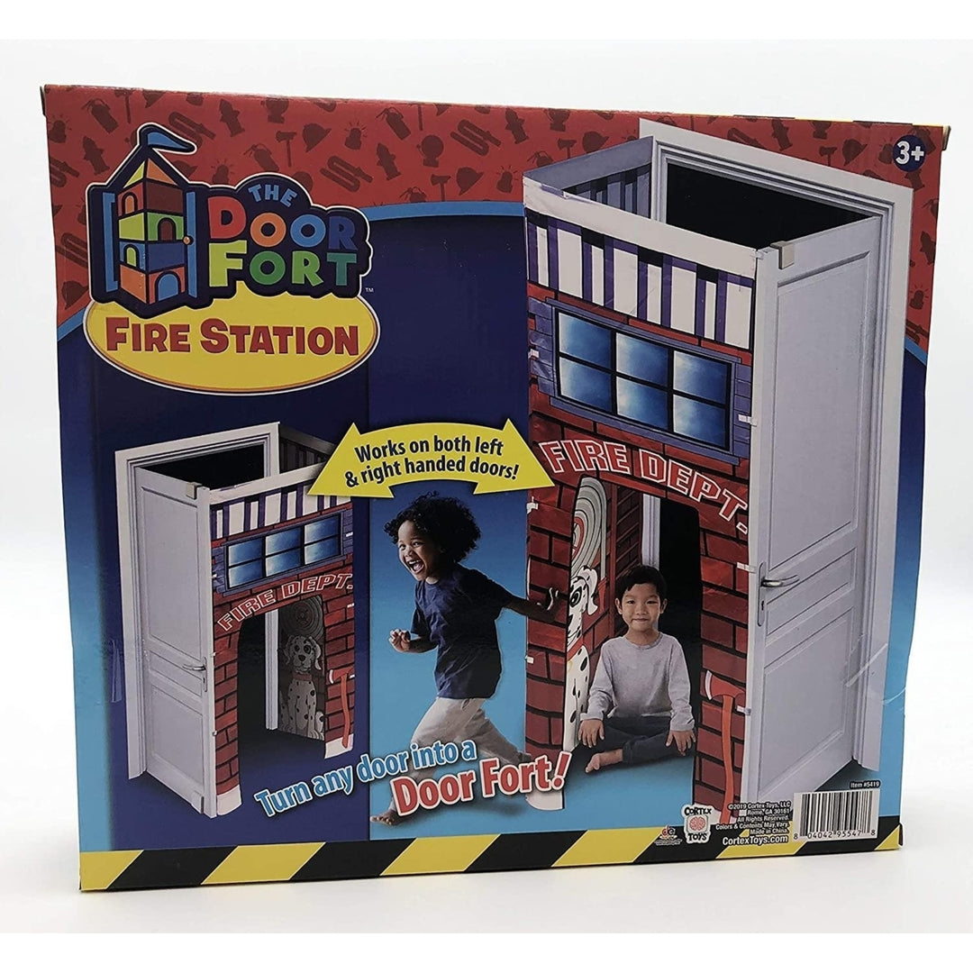Firefighter Fire Station Doorway Fort Attach to Door Play Tent Cortex Toys Image 3