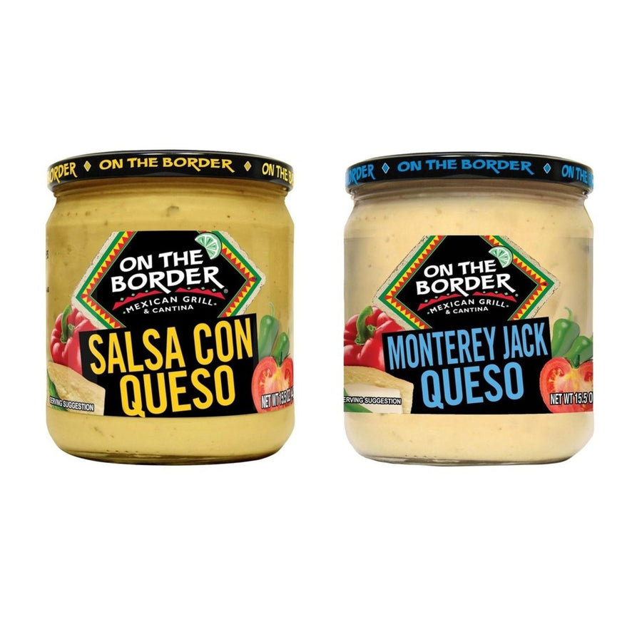 On The Border Queso Variety Pack 23 Ounce (2 Pack) Image 1