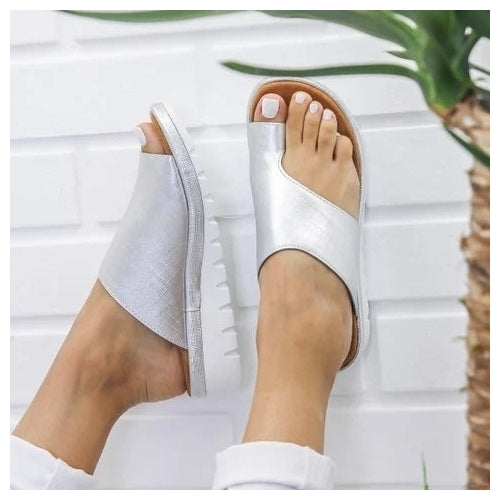 Women Comfy Platform Sandal Shoes- in 5 Color Choices Image 4