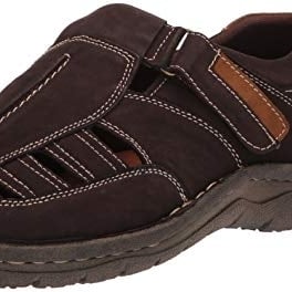 Propt Men's Casual Fisherman Sandal  COFFEE Image 1