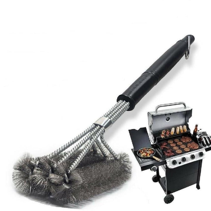 Grill Brush Stainless Steel Scrubber BBQ Cleaning Tool Image 4