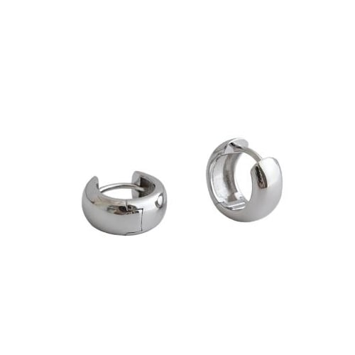 A small number of simple round ear button with smooth surface Image 3