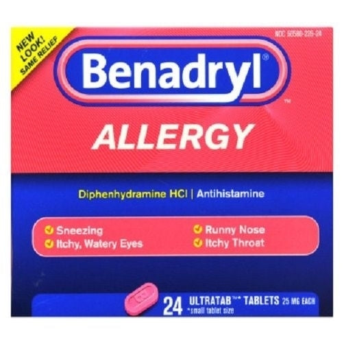 Benadryl Allergy Relief Ultratabs Image 3