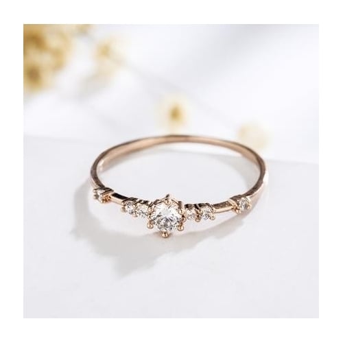 Popular style Popular style Broken Slim Ring Image 1