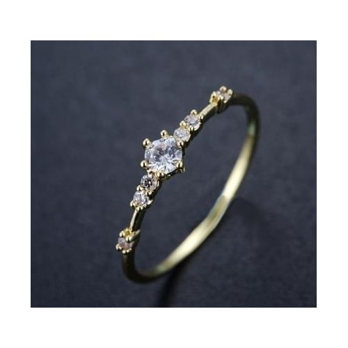 Popular style Popular style Broken Slim Ring Image 2