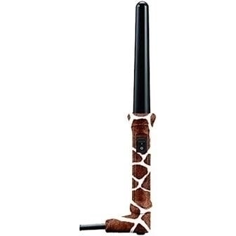 Hair Rage Clipless Curling Iron 1 Inch Cone Wand Limited Safari Edition Image 1