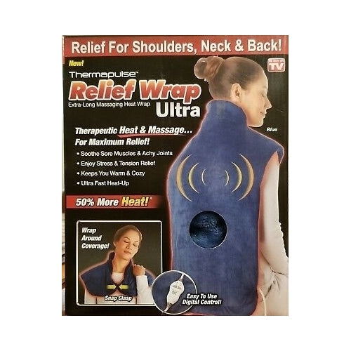 Ontel Thermapulse Relief Wrap Ultra Extra-Long Massaging Heat Wrap Image 1