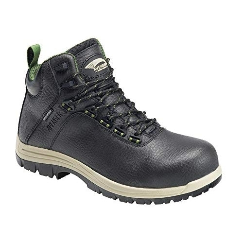 FSI FOOTWEAR SPECIALTIES INTERNATIONAL NAUTILUS Avenger Mens 6" Breaker Composite Toe Waterproof Work Boots Black - Image 1