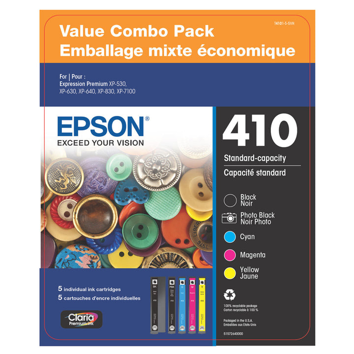 Epson Claria Premium 410 Ink Value Club Pack Image 1