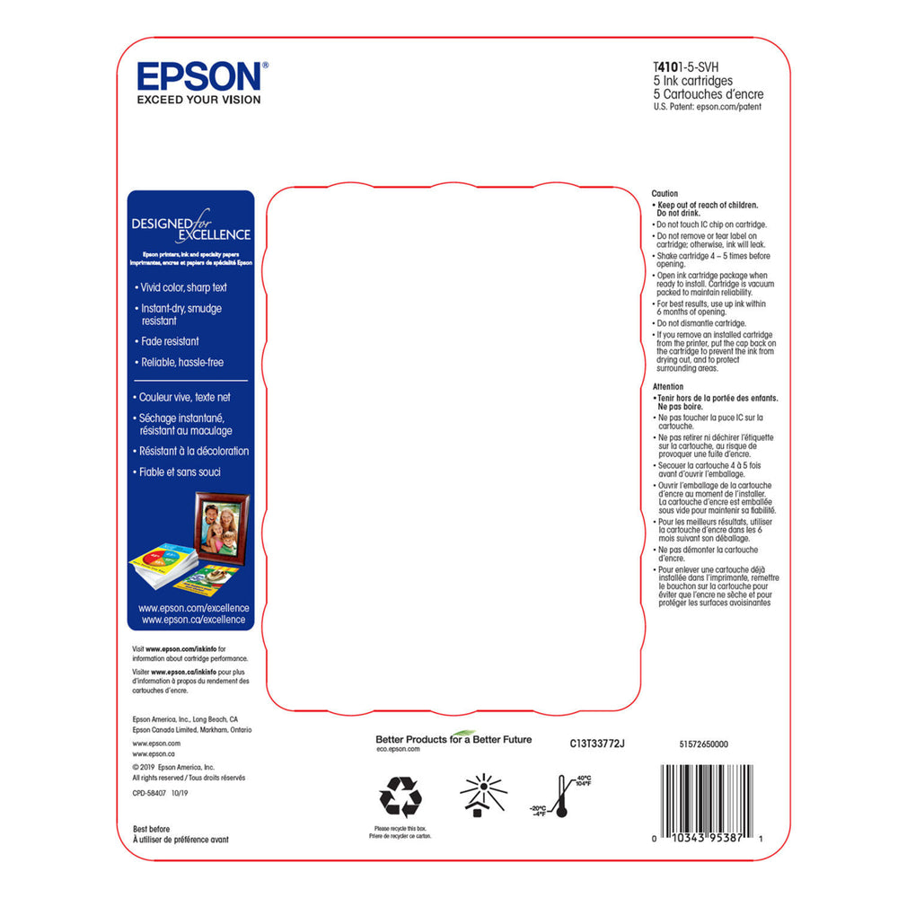 Epson Claria Premium 410 Ink Value Club Pack Image 2