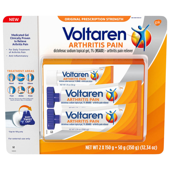 Voltaren Topical Arthritis Pain Relief Gel (5.3 oz. 2 pk. + 1.7 oz.) Image 1