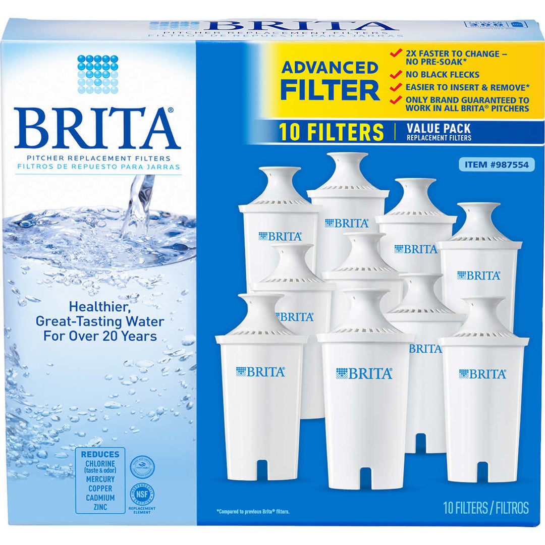 Brita Replacement Filters, 10-pack Image 1
