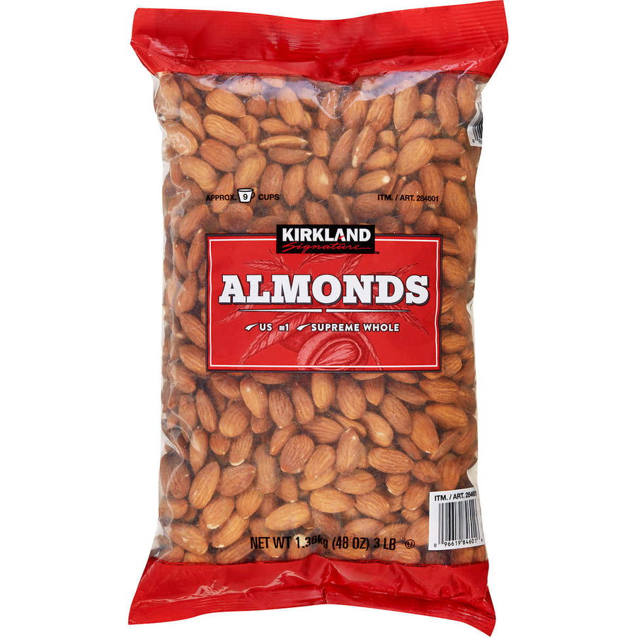 Kirkland Signature Supreme Whole Almonds 3 Pounds Image 1