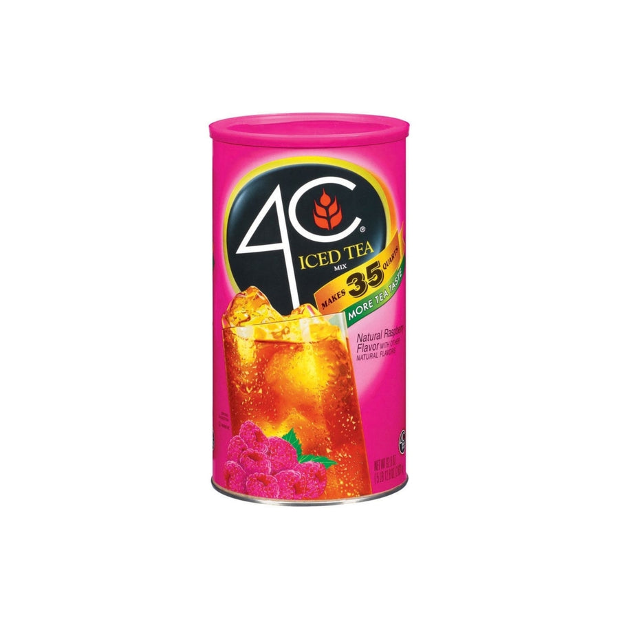 4C Raspberry Iced Tea Mix - makes 35 qt. Image 1