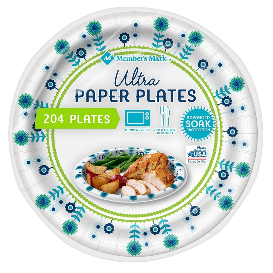 Members Mark Ultra Plate10-1/16" (204 Count) Image 1
