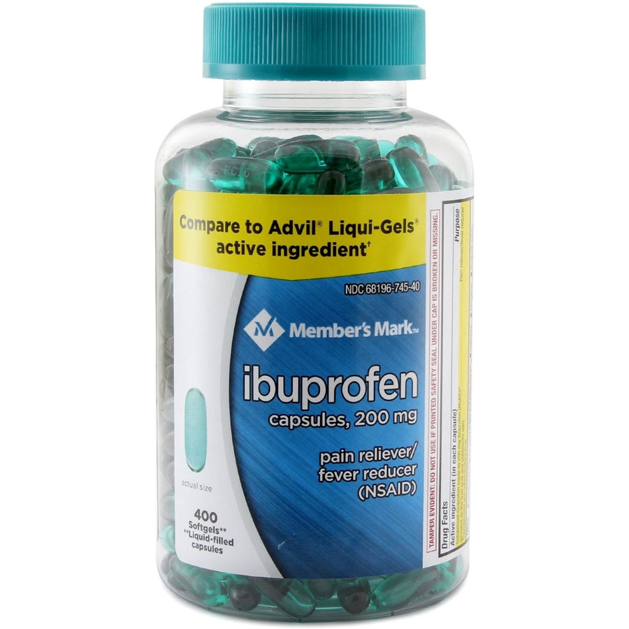 Members Mark Ibuprofen Softgels 200mg (400 Count) Image 1