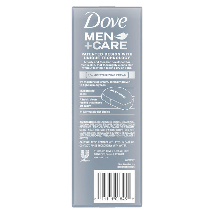 Dove Men+Care Body and Face Bar Extra Fresh 3.75 Ounce (14 Count) Image 4