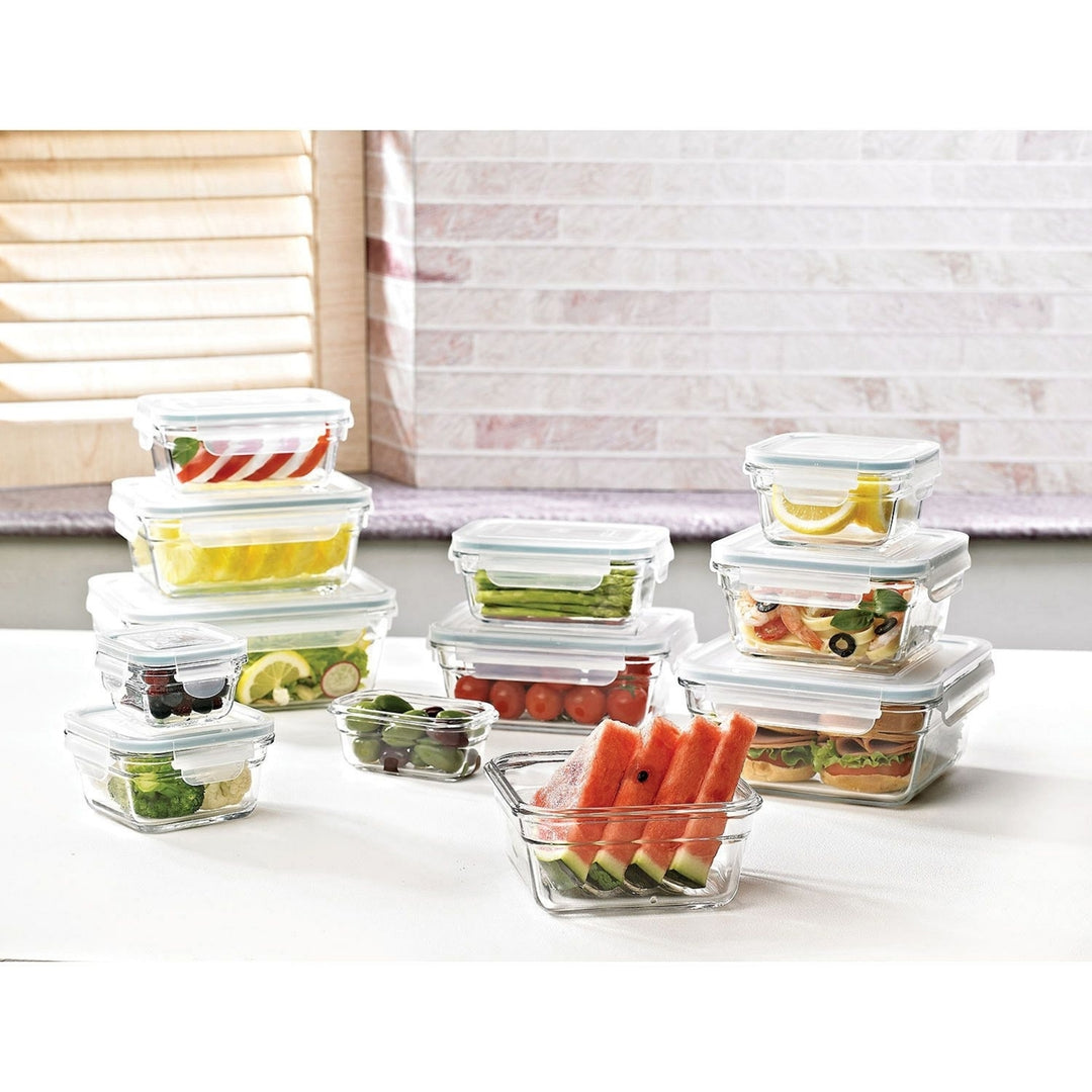 Members Mark 24-Piece Glass Food Storage Set by Glasslock Image 1