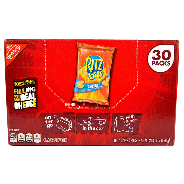 Nabisco Ritz Bits Cheese Cracker Sandwiches (1.5 Ounce packs 30 Count) Image 2