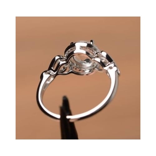 Exquisite hollow love pattern lady ring Image 3