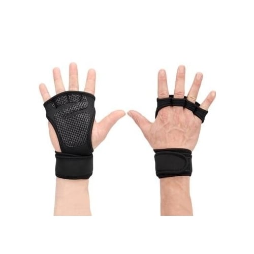 1 Pair Weight Lifting Training Gloves Women Men Fitness Sports Body Building Gymnastics Grips Hand Palm Protector Image 11