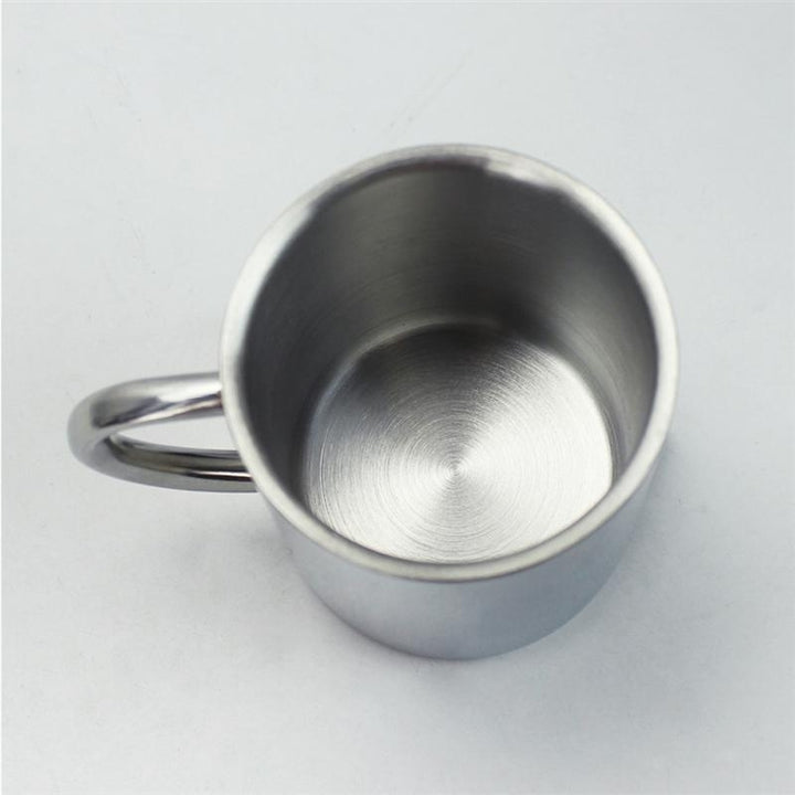 Double Insulation Coffee Mug 304 Stainless Steel Durable With Lid For Drinking Milk Office Water Image 4