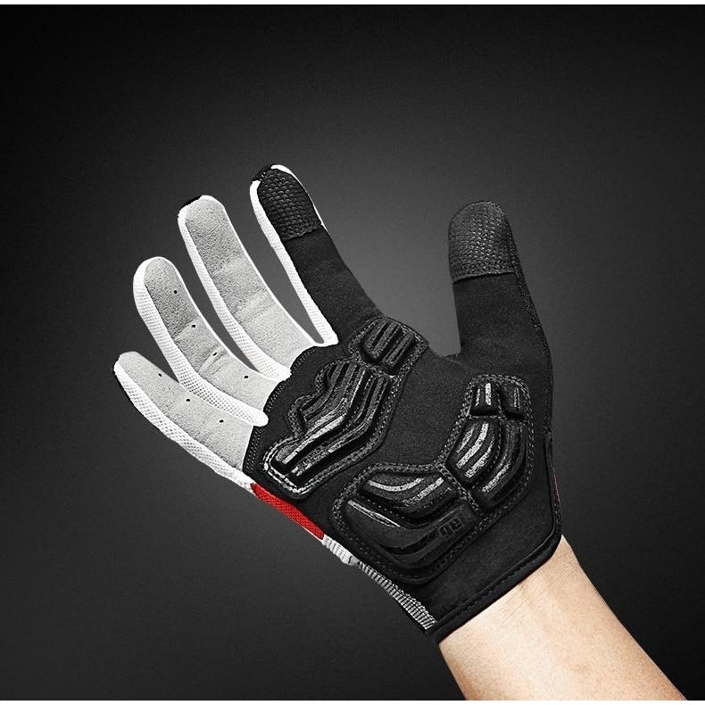 Full Finger Touch Screen Cycling MTB Bike Bicycle Gloves Sport Padded Outdoor Sess Accessories Image 9