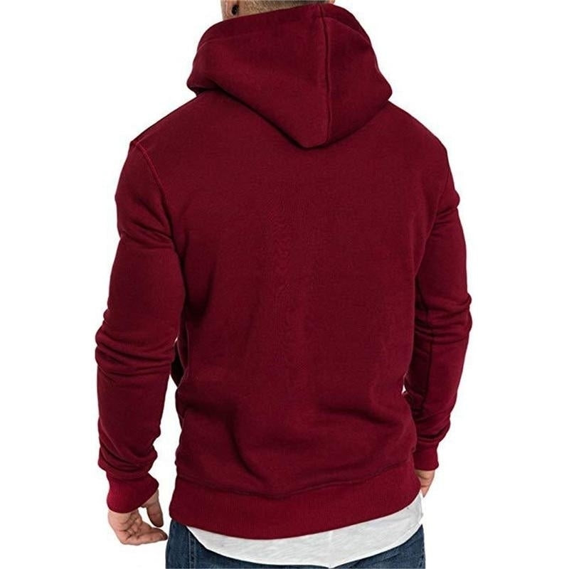 Mens Sweatshirt Long Sleeve Autumn Spring Casual Hoodies Image 1