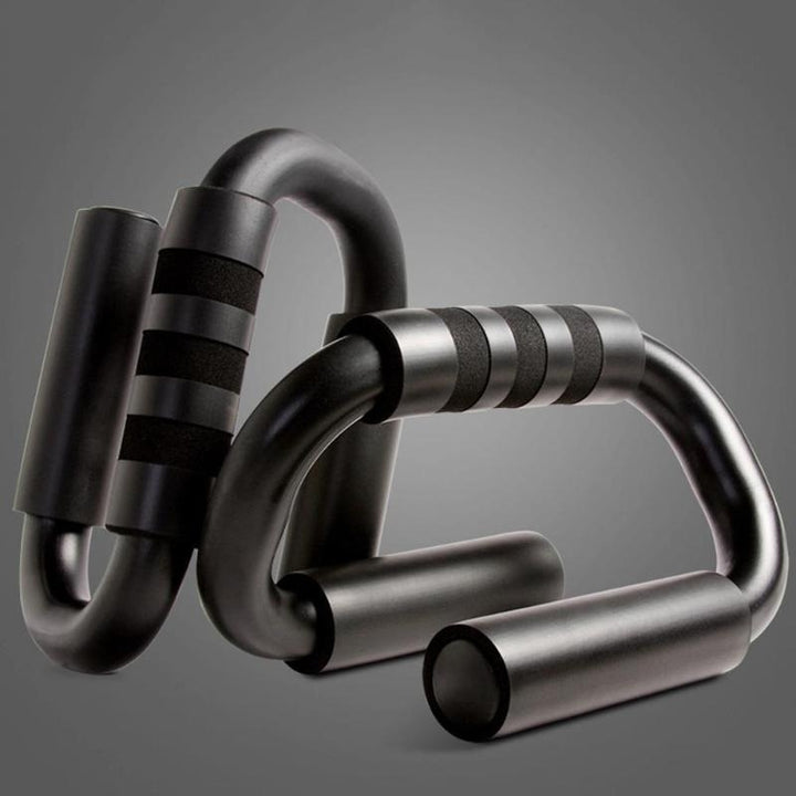 S Shape Fitness Push Up Bar Aluminium Alloy Stands Bars Tool For Chest Training Equipment Exercise Image 3