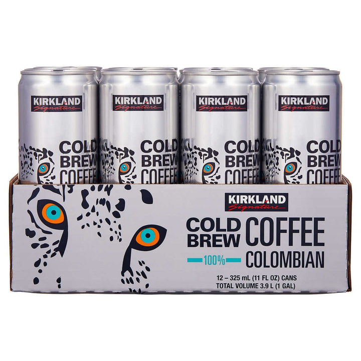 Kirkland Signature Colombian Cold Brew Coffee 12-count 11 oz cans Image 1