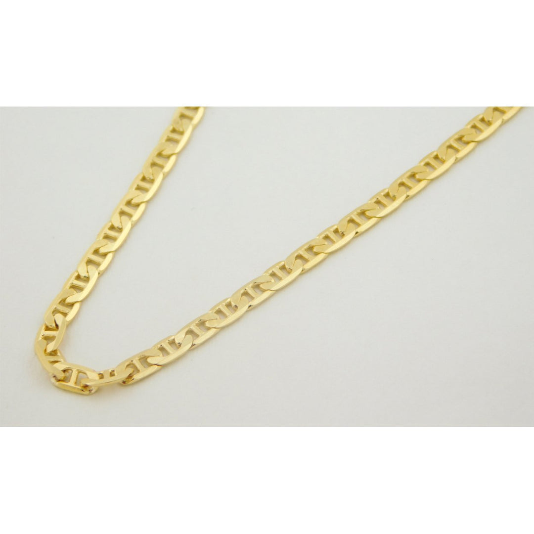 14K Gold Filled Mariner Link Necklace 24" Image 1