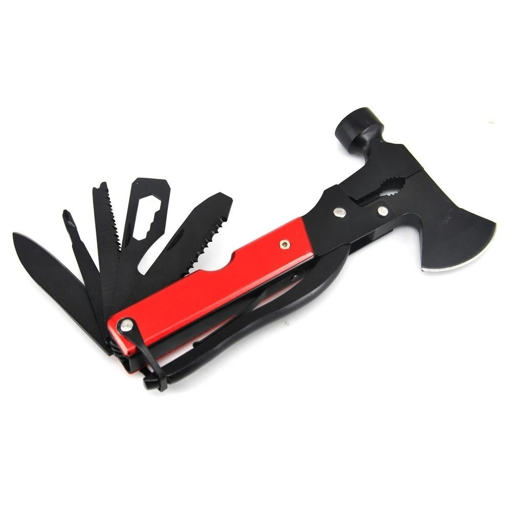 14 In 1 EDC Multi Pliers Folding Knife Tactical Survival Camping Outdoor Hatchets Axes Machete Hammer Screwdriver Hand Image 2