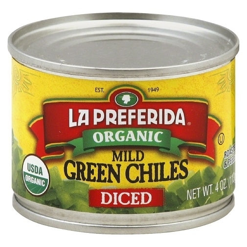La Preferida Organic Diced Green Chiles Mild Image 1