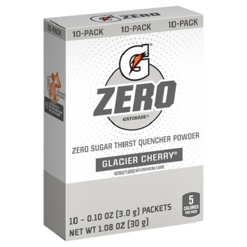 Gatorade Zero Glacier Cherry Singles Drink Mix 3 Pack Image 2