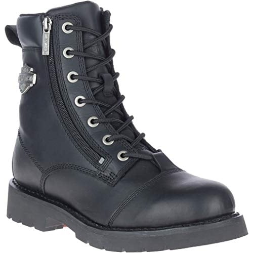 Harley-Davidson Mens Landry 6" Lace Motorcycle Boot  BLACK Image 1