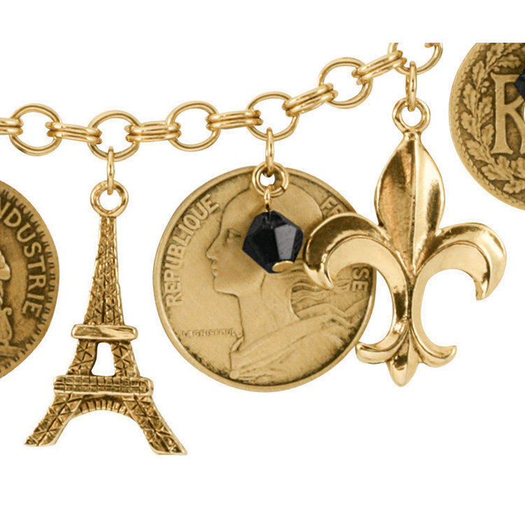 French Coin Bracelet Image 4