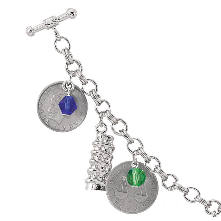 Italian Coin Bracelet Image 4