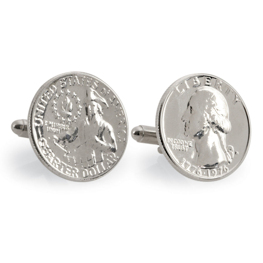 Washington Quarter Coin Cuff Links Image 1