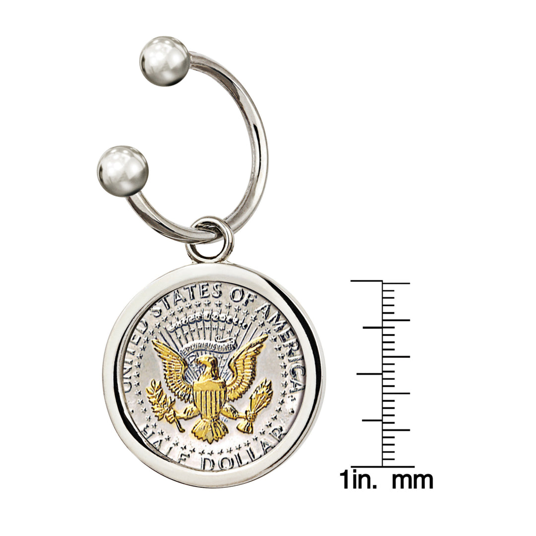 Presidential Seal 2 Tone Silvertone Keychain Image 3