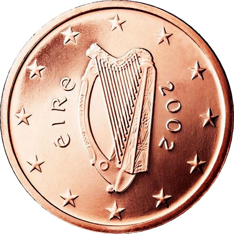 Irish 2 Euro Coin Turquoise Money Clip Image 3