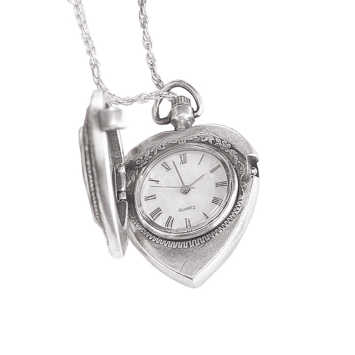 Silver Mercury Dime Heart Coin Pendant and Watch Image 3