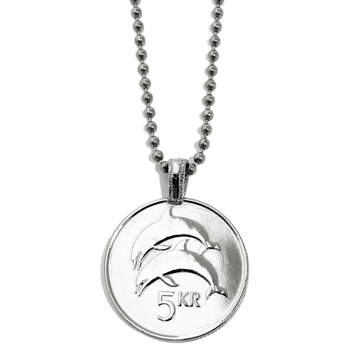 Dolphin Coin Necklace Image 1