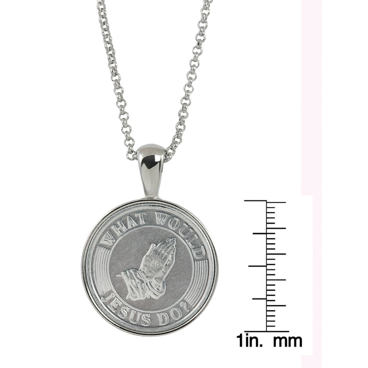 What Would Jesus Do Coin Pendant Image 4