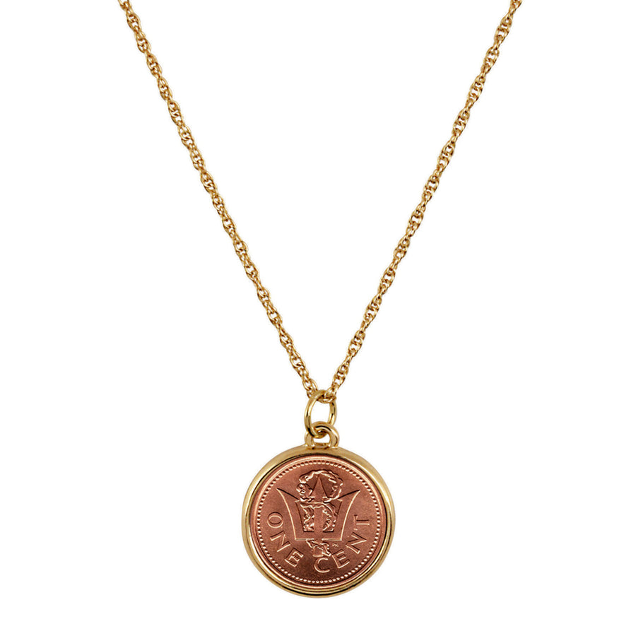 Trident Coin Pendant Image 1