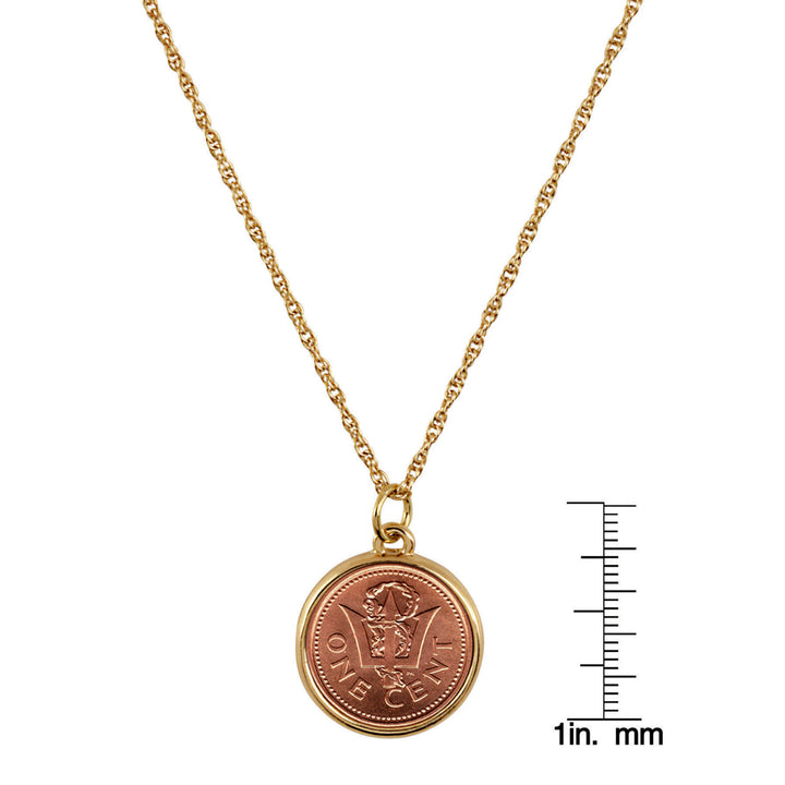 Trident Coin Pendant Image 3