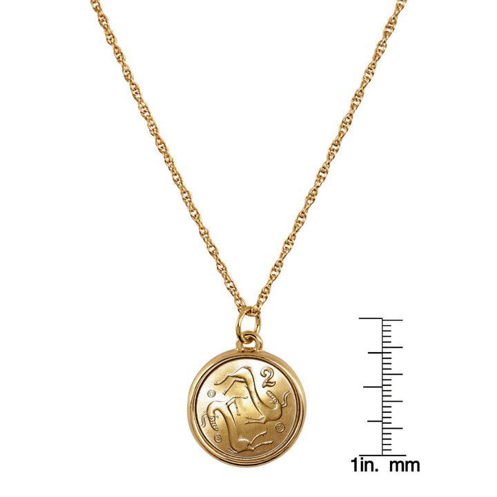 Two Goats Coin Pendant Image 3