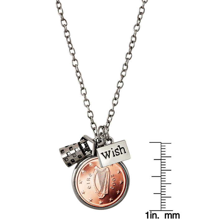 Irish 2 Euro Coin Wishing Well Pendant Image 3