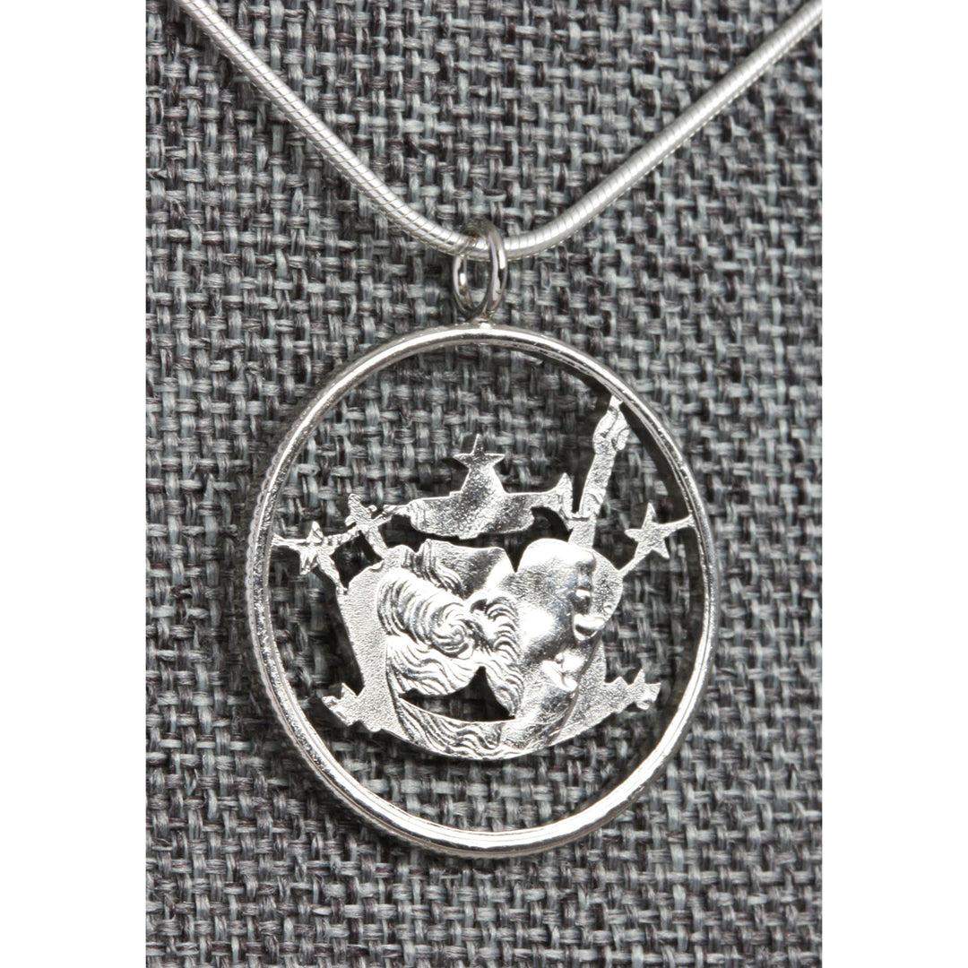 Musical Heritage Cut Out Quarter Coin Pendant Image 3